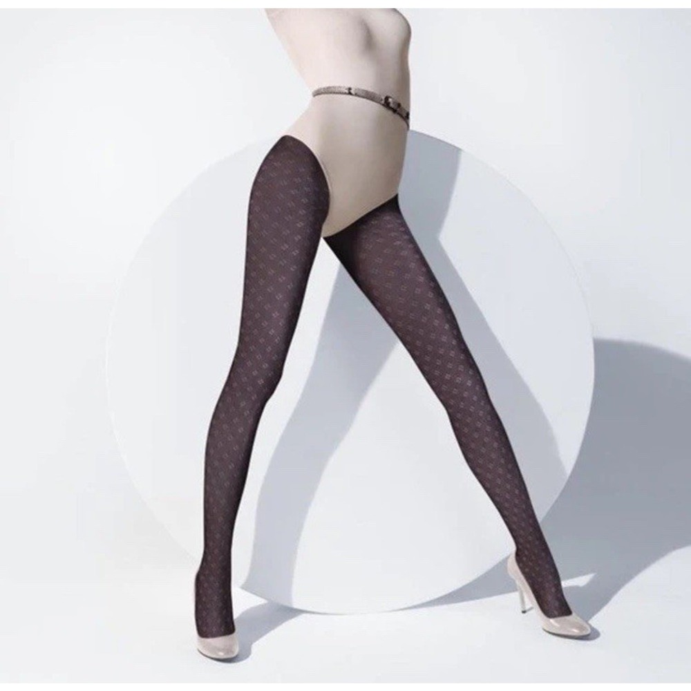 Wolford Black Tights Lena Size Medium Whimsigoth Victorian Burlesque